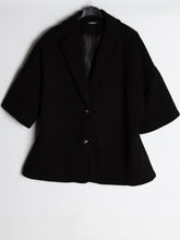 Uldlook vest med knapper